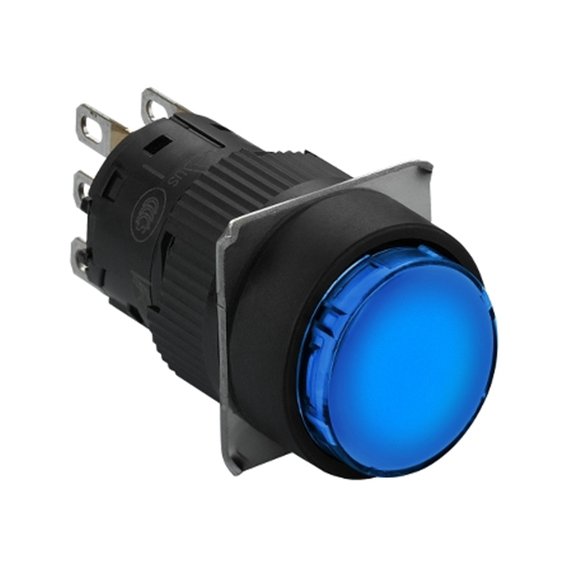 施耐德 国产XB6EA塑料一体式圆形按钮 XB6-EAA61F