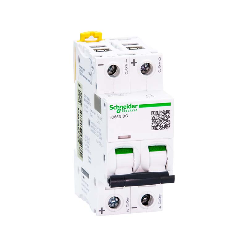 施耐德 iC65N-DC直流微型断路器 Acti9 iC65N DC 2P C 25A MCB