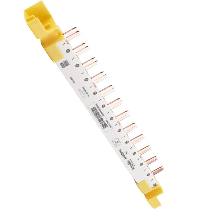 施耐德 A9电气附件 梳状母排 12x18mm梳状母排，适用于1P+N(18mm) MCB