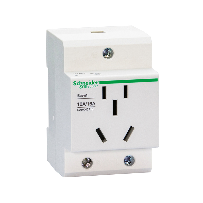 施耐德 EA9X导轨插座 Easy9 导轨插座t 3P 16A 250VAC