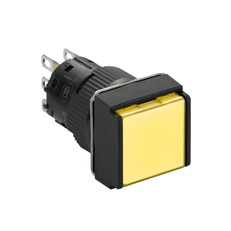 施耐德 国产XB6EC塑料一体式方形自复位按钮 XB6ECA52F