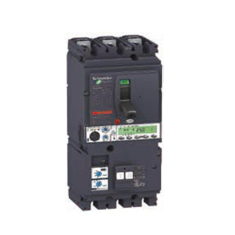 施耐德 NSX塑壳漏电保护断路器 VIGINSX630N 630A MIC5.3A 3P3D (3P) 固定式前接线