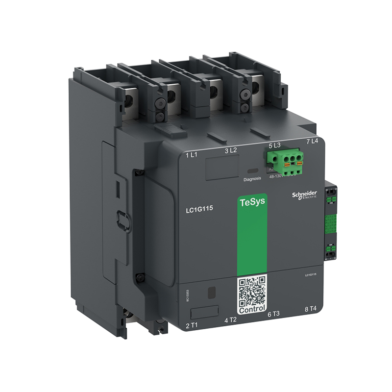 施耐德 TeSys G 交流接触器(交直流线圈) Contactor TeSysG115 4P Std 100-250V ACDC