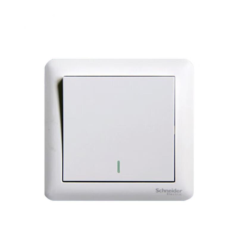 施耐德 Affle畅意 面板开关 10AX 250V 一位跷板式单控开关