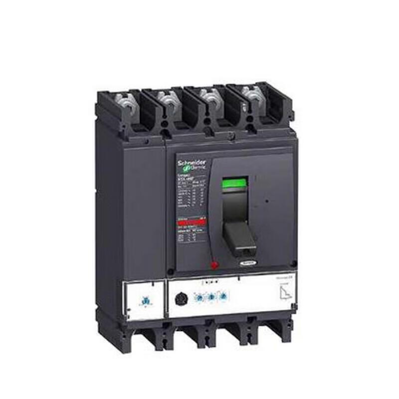 施耐德 NSX AC塑壳配电保护断路器 NSX400N MIC2.3 400A 4P4D (4P) 电操 AC380V 固定式前接线