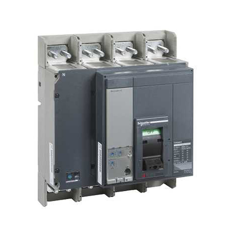 施耐德 NS 塑壳配电保护断路器(完整设备) NS1250bN 4P Micrologic 2.0E 前置接线+直接旋转手柄（黑色）