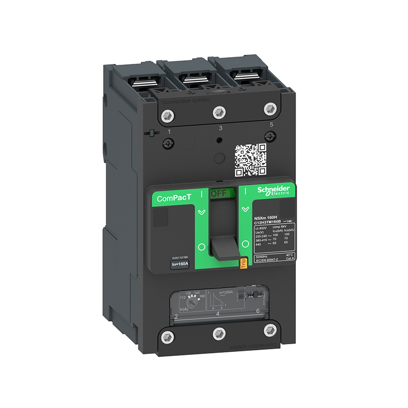 施耐德 NSXm N 塑壳配电保护busbar NSX100M N TM40D 3P 固定式 接线片/母排连接器(板前接线) (新)