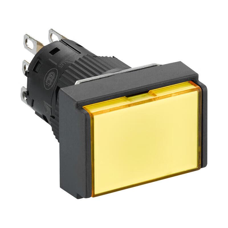 施耐德 国产XB6ED塑料一体式长方形自复位按钮 XB6EDA51F
