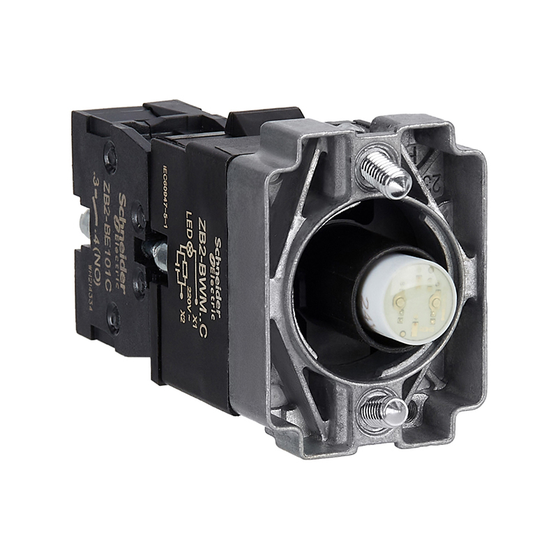施耐德 XB2B 基座+LED触点模块 ZB2-BWM52C