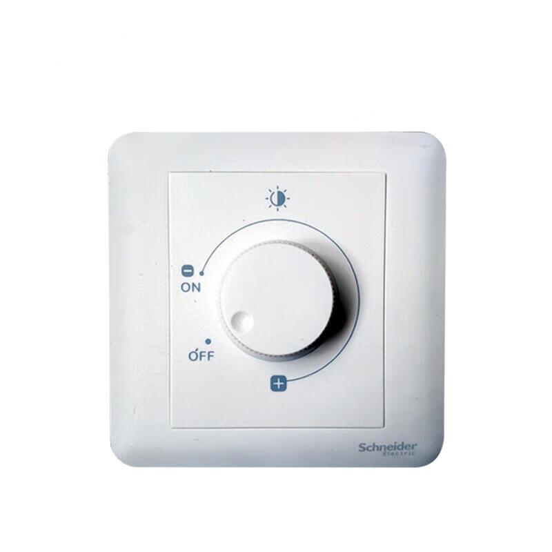 施耐德 畅意 面板开关 畅意 400W 220V 调光开关（白）