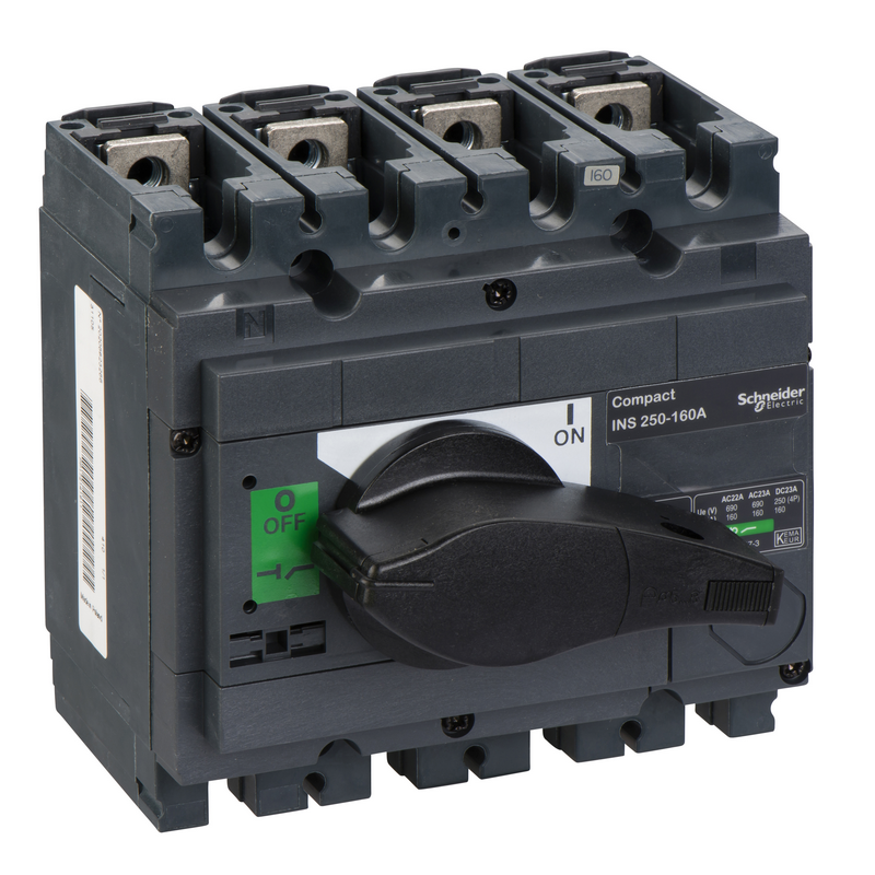 施耐德 INS负荷开关 INS250 160A 4P