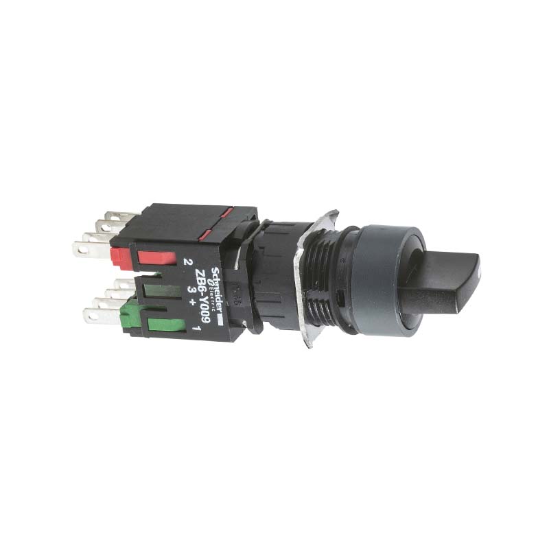 施耐德 进口XB6AD塑料圆形选择开关 XB6-AD225B