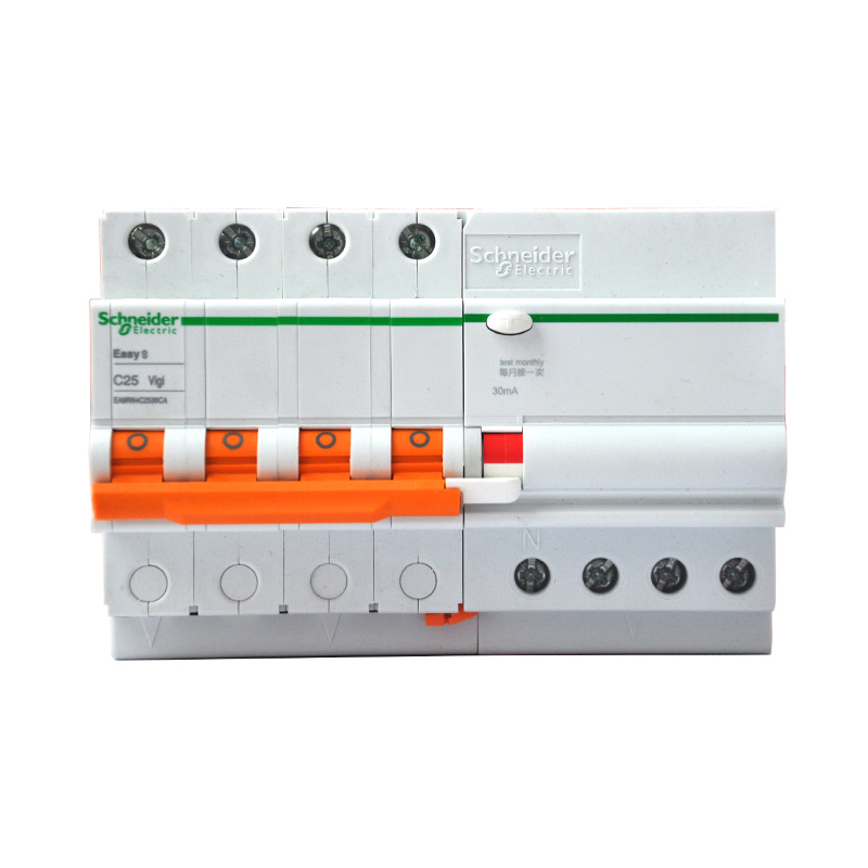 施耐德 EA9R漏电保护断路器 EA9R 4P C50A 30mA A类
