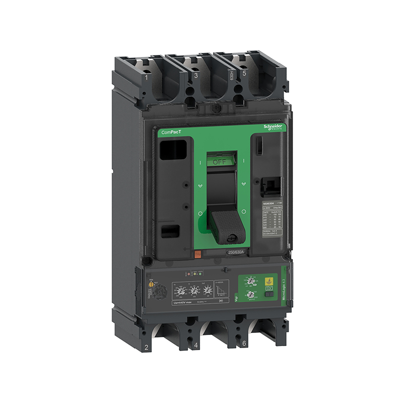 施耐德 NSX 塑壳漏电保护断路器 VIGINSX400F MIC4.3 400A 3P3D (3P) 固定式前接线 (新)