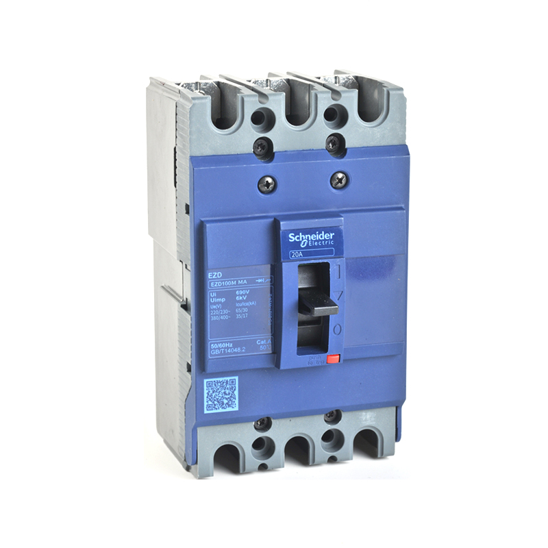 施耐德 EZD塑壳电动机保护断路器 EZD100N 20A 3P3T Motor Protection