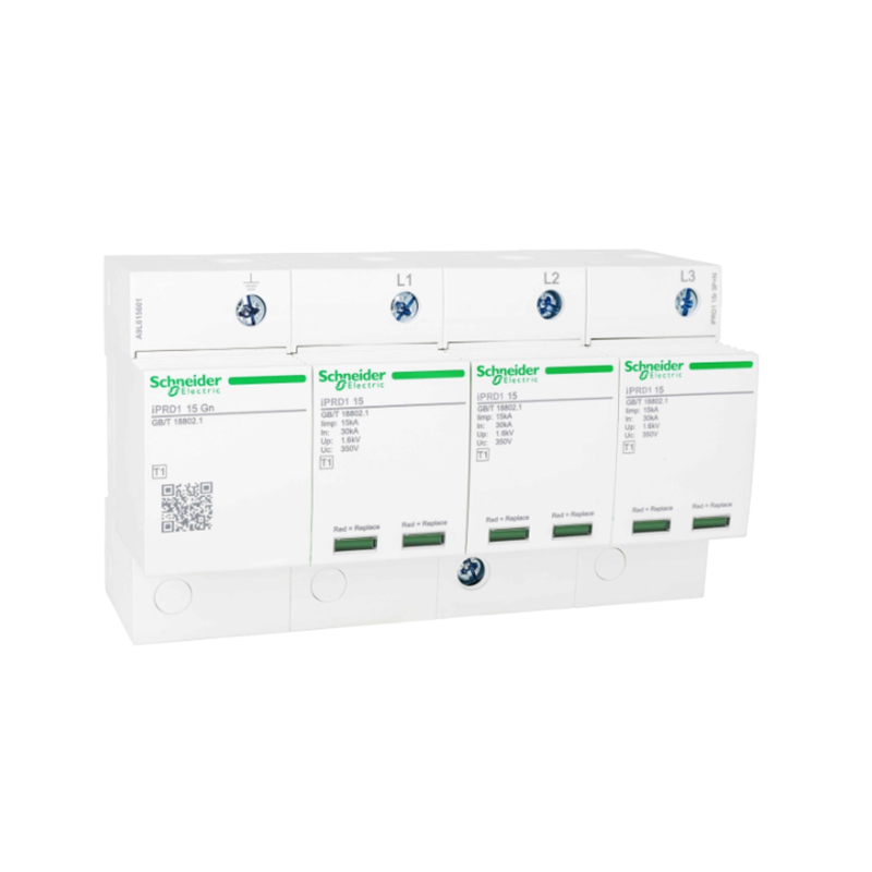 施耐德 iPRD1 可插拔式T1类电涌保护器 iPRD1 15 3P+N