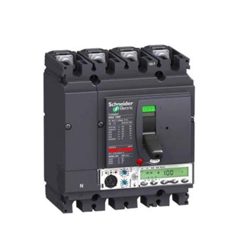 施耐德 NSX AC塑壳配电保护断路器 NSX160F MIC6.2A 100A 4P4D (4P) 固定式前接线