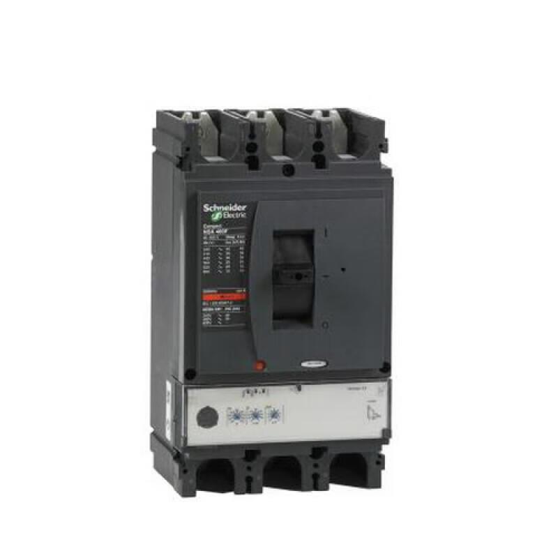 施耐德 NSX AC塑壳配电保护断路器 NSX400H MIC2.3 250A 3P3D (3P) 电操 AC380V 固定式前接线