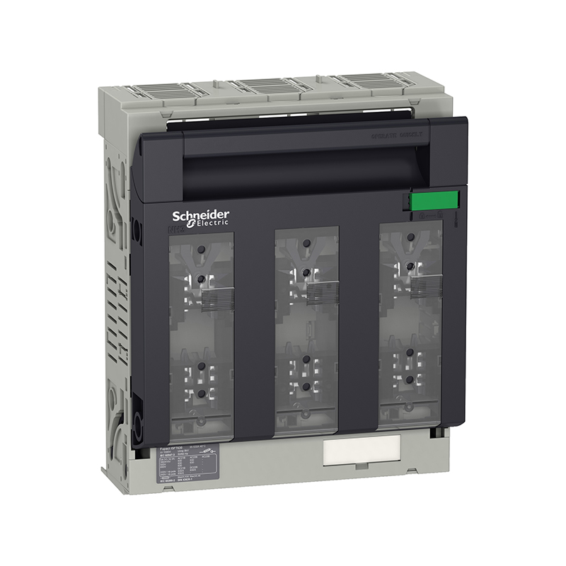 施耐德 Fupact ISFT熔断器式隔离开关 ISFT630 3P 固定式板前接线 M10端子接线