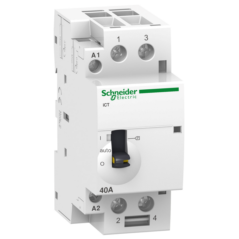施耐德 iCT接触器 ICT 2P 2NO 220~240V 40A(可手动型)