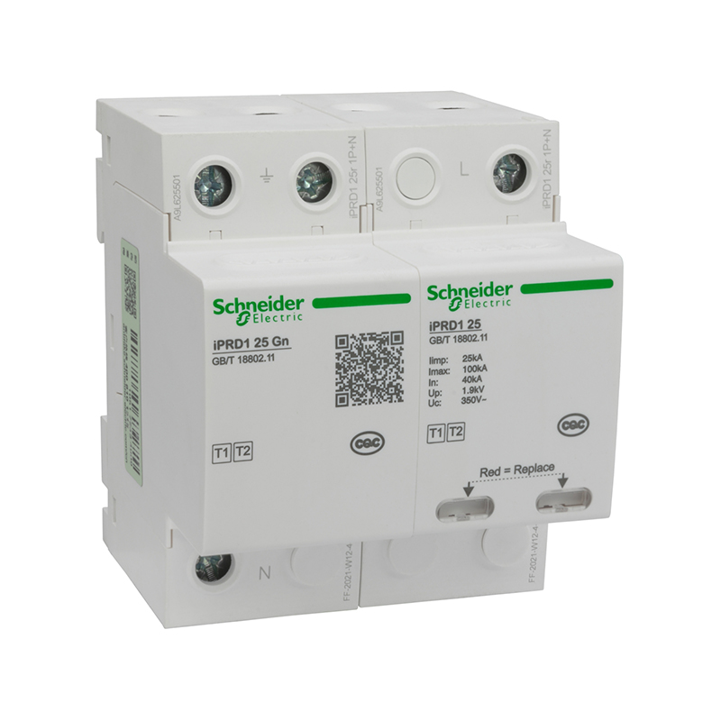 施耐德 iPRD1 可插拔式T1+T2类电涌保护器 iPRD1 15r 1P+N