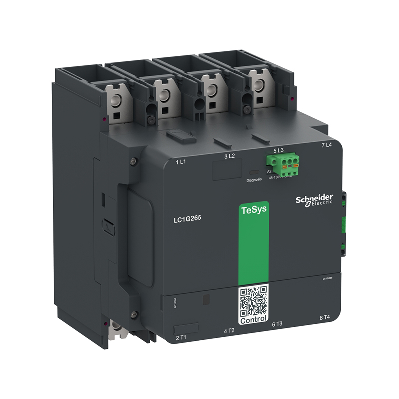 施耐德 TeSys G 交流接触器(交直流线圈) Contactor TeSysG265 4P Adv 200-500V ACDC