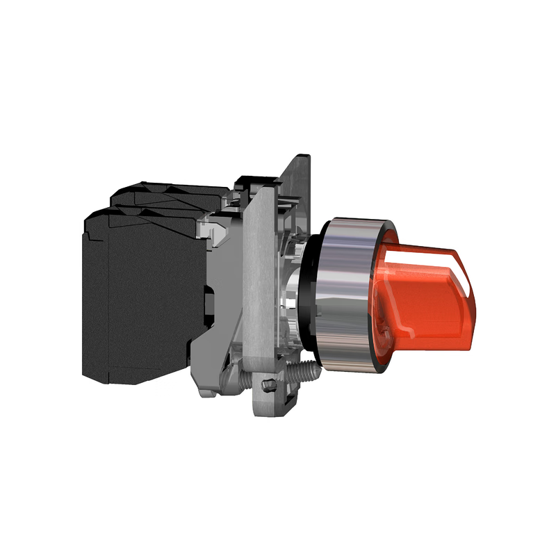 施耐德 XB4BK1带LED灯选择开关 XB4-BK124M5