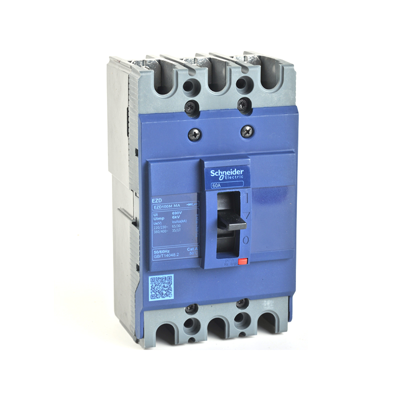 施耐德 EZD塑壳电动机保护断路器 EZD100E 60A 3P3T Motor Protection