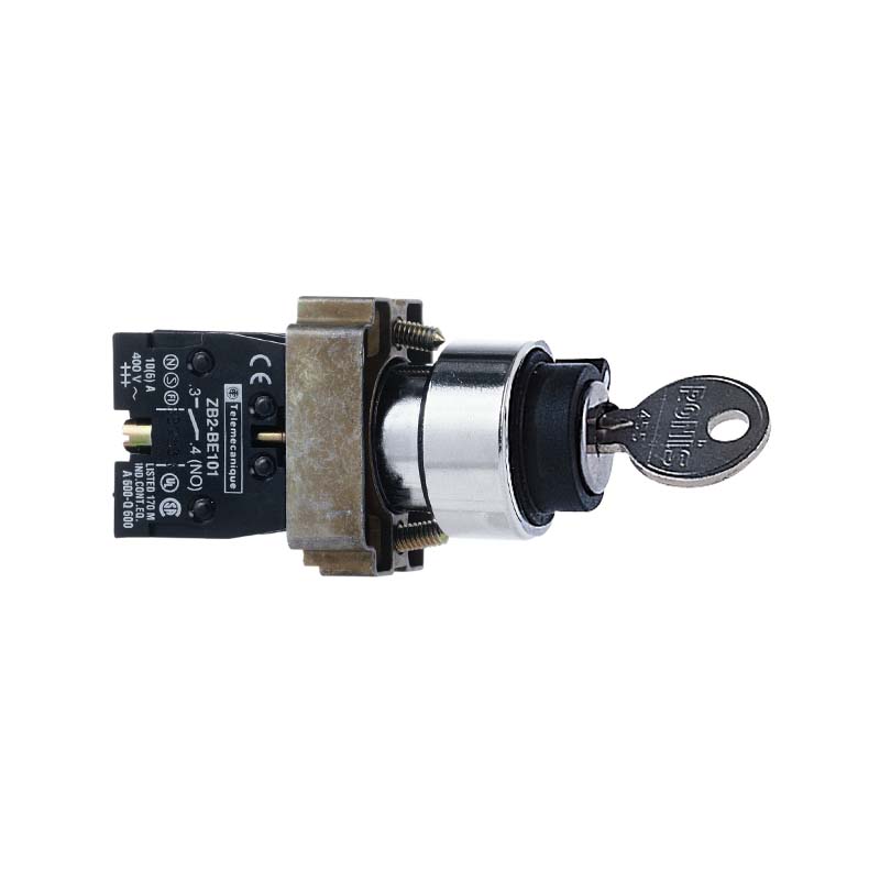 施耐德 XB2BG带钥匙选择开关 XB2-BG25C(ZB2BZ105C+ZB2BG2C)