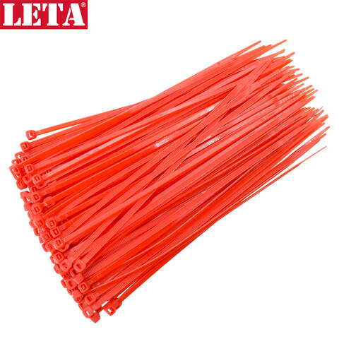 LETA/勒塔 扎带 尼龙扎带 LT-PPE557 200×4mm 红色  100根/包