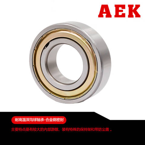 AEK/艾翌克深沟球轴承耐高温500度 FT6005-ZZ合金钢密封 /TY