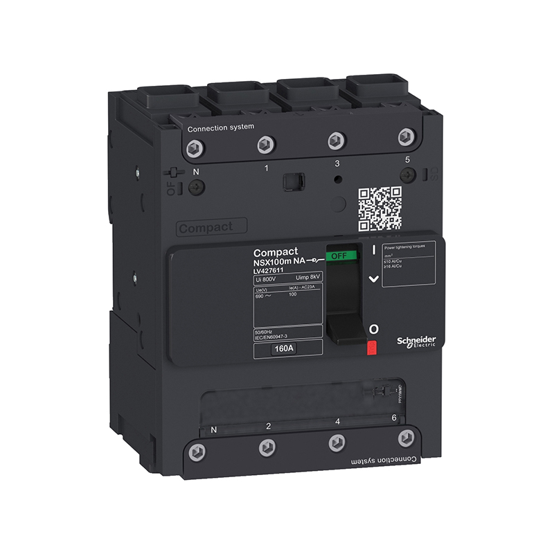 施耐德 NSXm NA 隔离开关EverLink NSX160m NA 160 4P Elv
