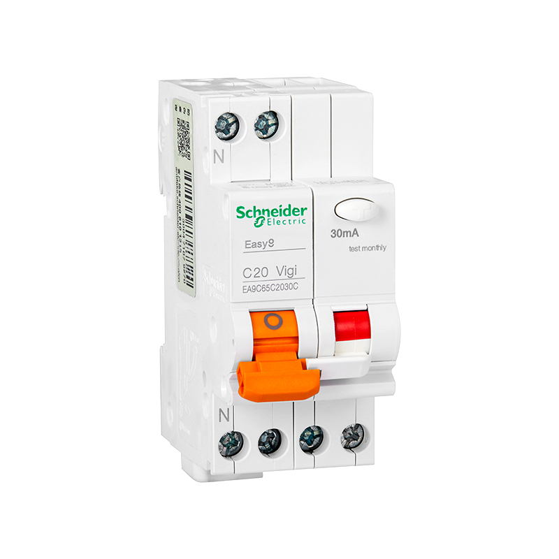 施耐德 EA9C65漏电保护断路器1P+N EA9C65 1P+N C25A 30mA A类