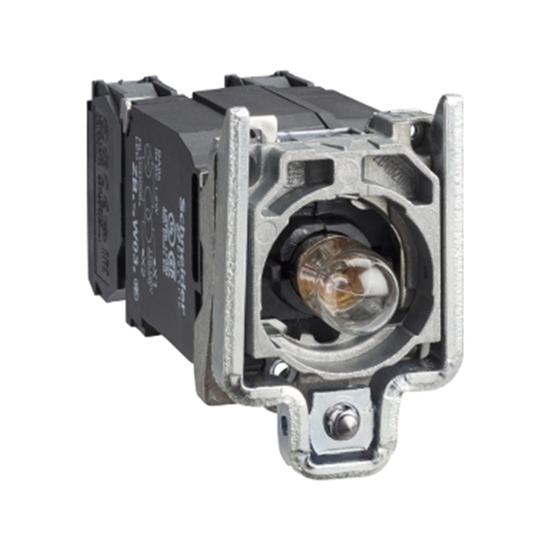 施耐德 XB4系列 基座+白炽灯 ZB4-BW045