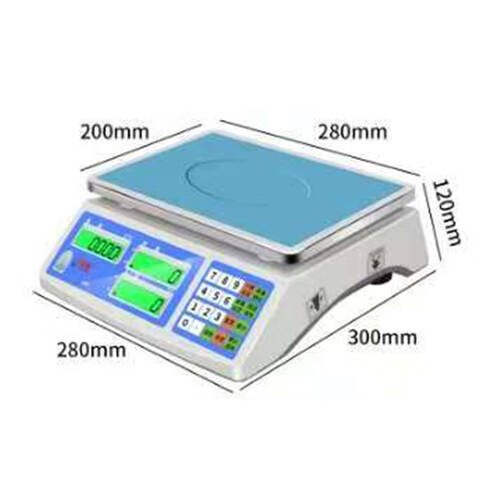 ANHENG/安衡 计价计重桌秤 ACS-3Kg/1g 秤盘尺寸200×280mm