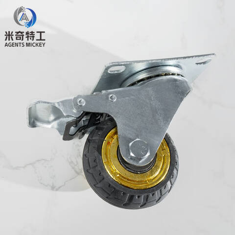 AGENTS MICKEY/米奇特工 超重型脚轮 4寸万向带刹车