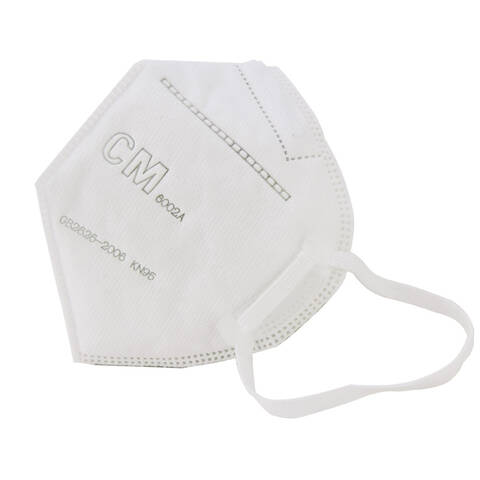 朝美折叠式颗粒物防护口罩KN95头戴式1个6002A-1