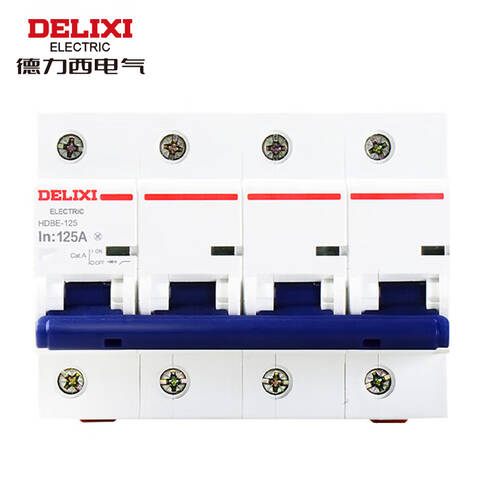 DELIXI/德力西 微型断路器  HDBE-125 4P C型 125A TM   HDBE1254C125