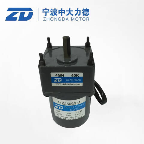 ZD/中大力德斜齿轮减速电机4IK25RGN-C+4GN7.5K/TY