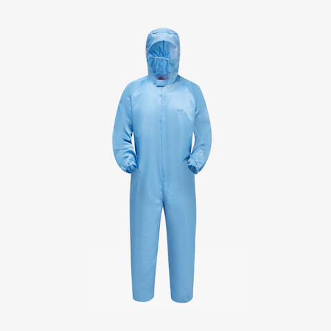 君御防静电连体服带耳网升级款（蓝色）1896