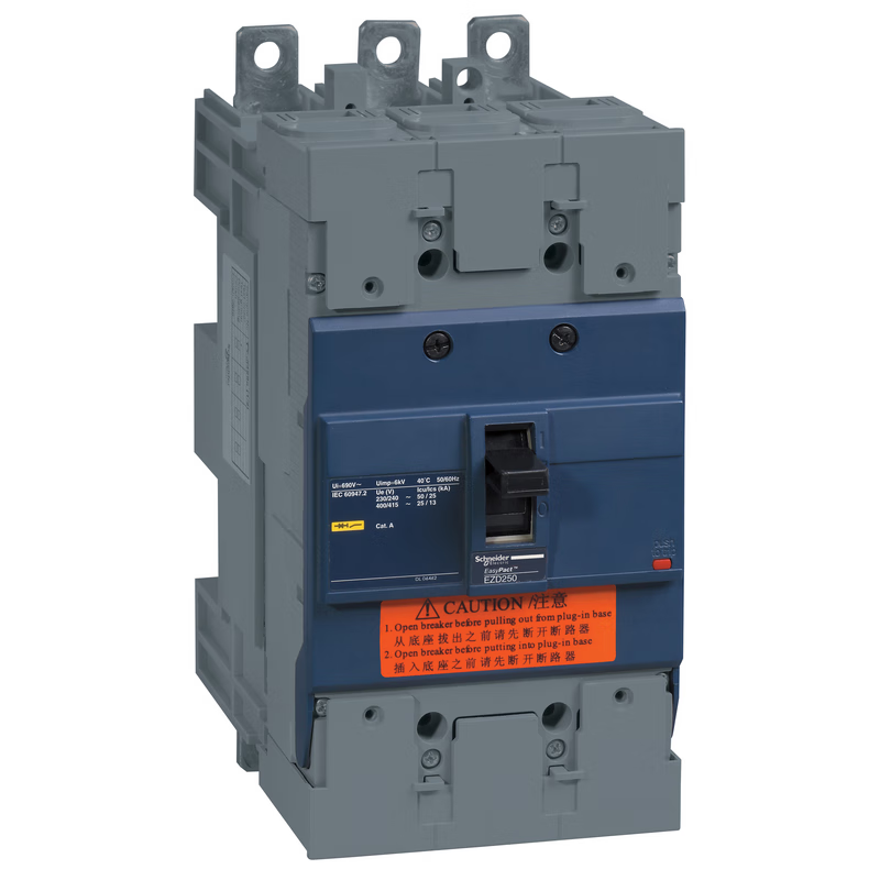 施耐德 EZD塑壳配电保护断路器 EZD250E-250A 插入式 3P(新)
