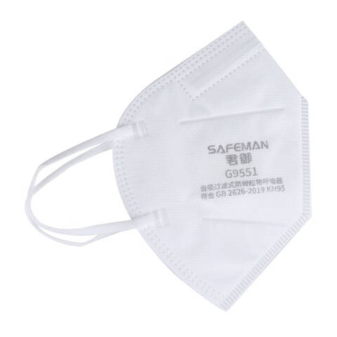 君御KN95耳带式折叠口罩带阀KN95级别（单片装）-耳戴式G9551