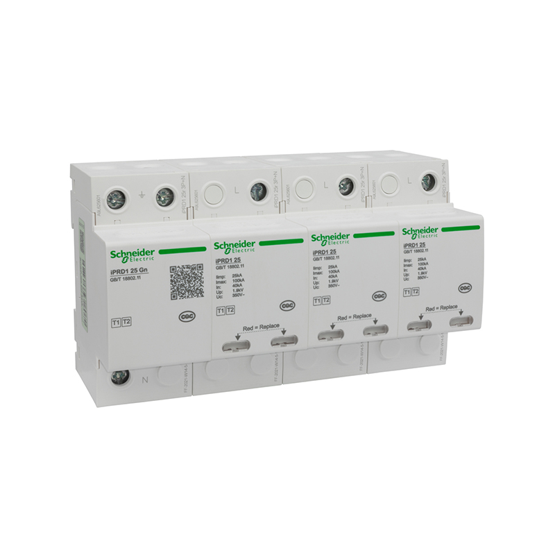 施耐德 iPRD1 可插拔式T1+T2类电涌保护器 iPRD1 20 3P+N
