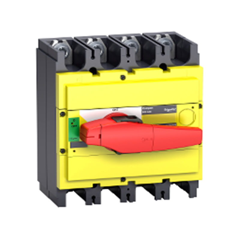 施耐德 INS 负荷隔离开关 INS400 4P RED ROTARY HANDLE-YELLOW ESCUT
