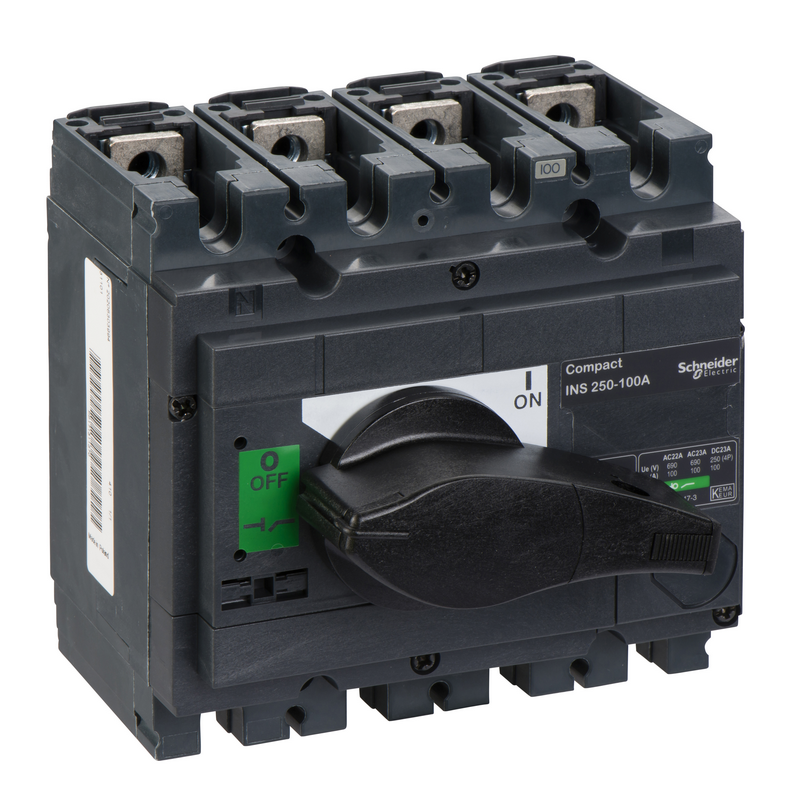 施耐德 INS负荷开关 INS250 100A 4P