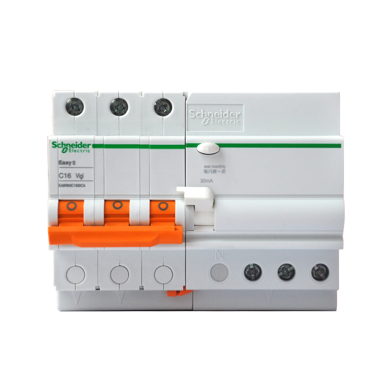 施耐德 EA9R漏电保护断路器 EA9R 3P C25A 30mA A类