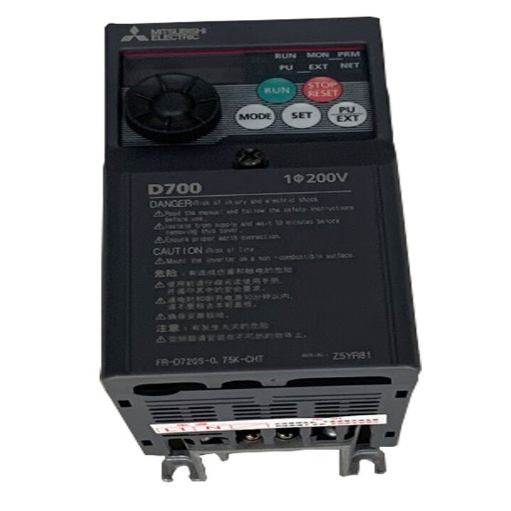 Mitsubishi/三菱 变频器 FR-D720S-0.2K-CHT,0.2kW/单相220V