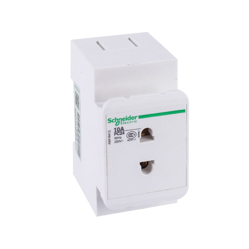 施耐德 PC导轨插座 A9 PC 2P 10A (A9A16412)