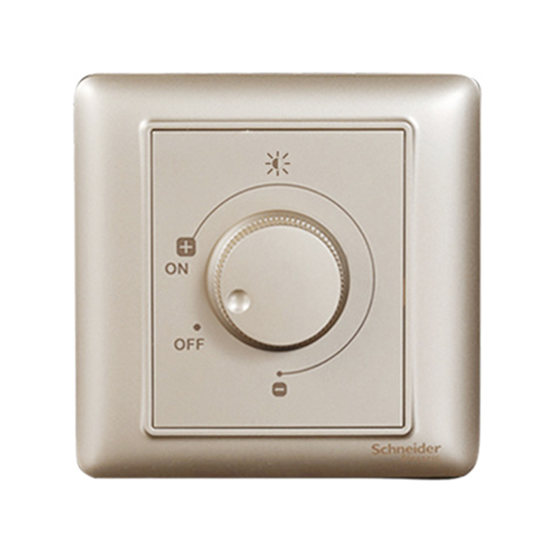 施耐德 睿意 面板开关 睿意 A3E31_DC_WG 25-400W 调光开关(金色)