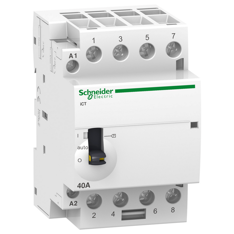 施耐德 iCT接触器 ICT 4P 4NO 220~240V 40A(可手动型)